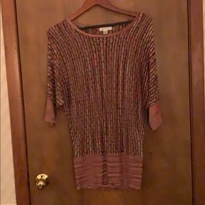 Short sleeve sweater